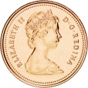 1 Cent 1980-1981, KM# 127, Canada, Elizabeth II