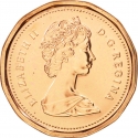 1 Cent 1982-1989, KM# 132, Canada, Elizabeth II