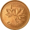 1 Cent 2002, KM# 445, Canada, Elizabeth II, 50th Anniversary of the Accession of Elizabeth II to the Throne, Golden Jubilee