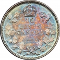 10 Cents 1902-1910, KM# 10, Canada, Edward VII