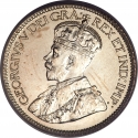10 Cents 1920-1936, KM# 23a, Canada, George V