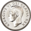 10 Cents 1948-1952, KM# 43, Canada, George VI