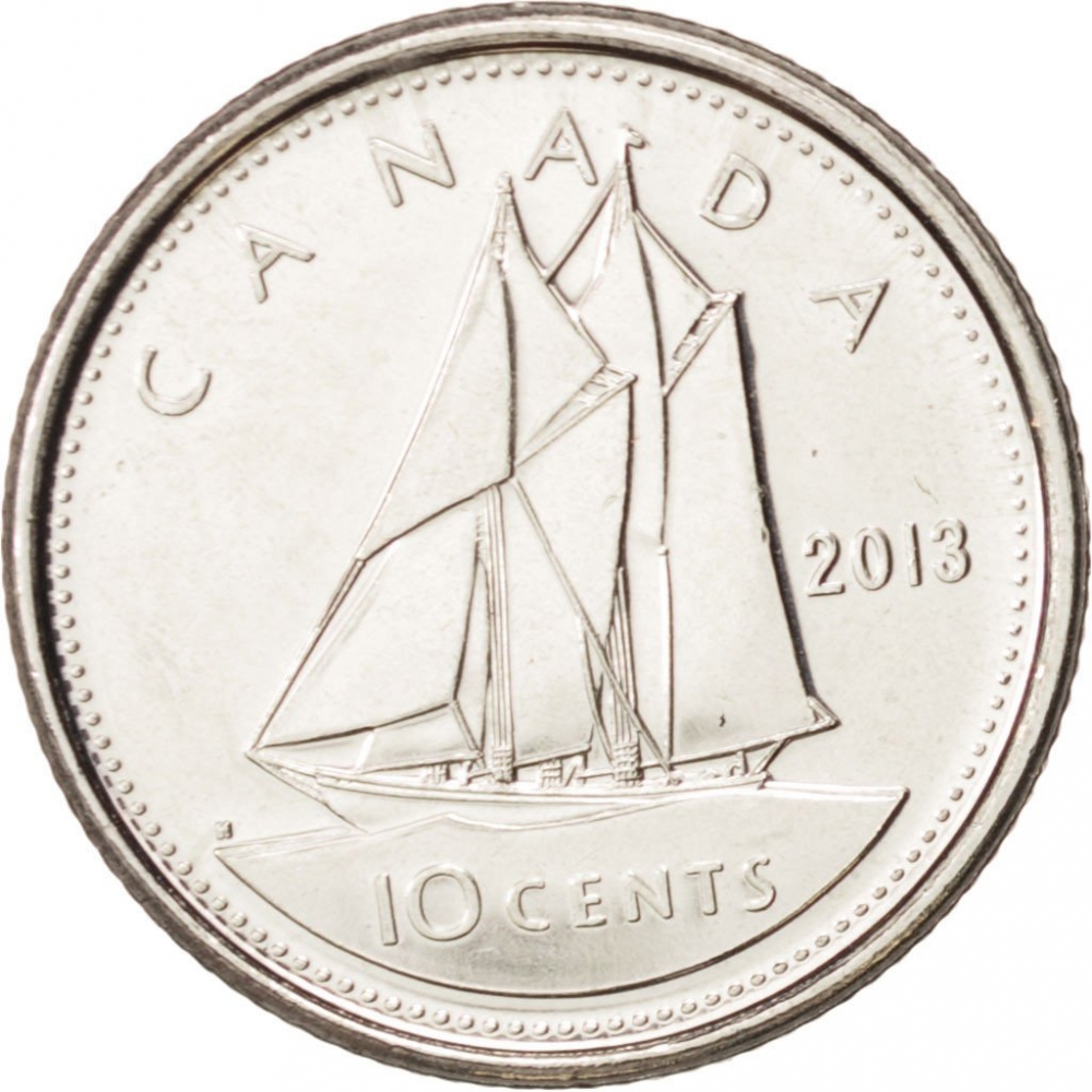 2003 Proof-Like PL Dime 10 Ten Cent '01 Canada/Canadian BU Coin WP Mark Winnipeg 