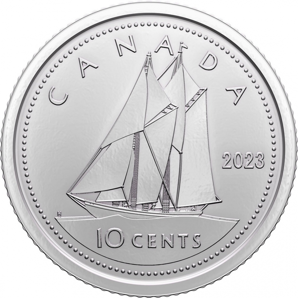 10 Cents 2023, Canada, Charles III