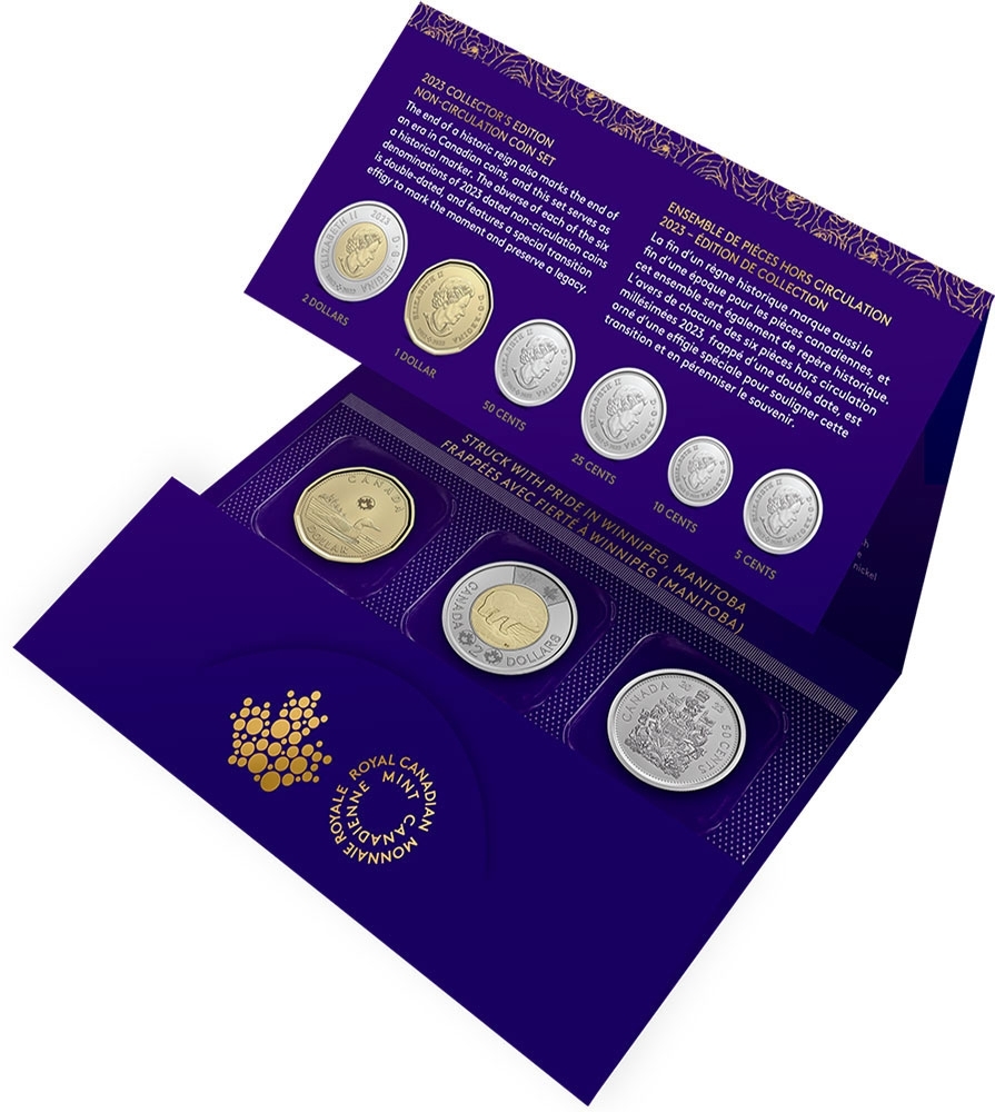 10 Cents 2023, Canada, Charles III, Collector’s edition 6 coin non-circulation set