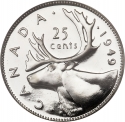 25 Cents 1948-1952, KM# 44, Canada, George VI