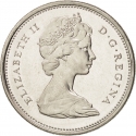 25 Cents 1968-1978, KM# 62b, Canada, Elizabeth II