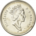 25 Cents 1999-2003, KM# 184b, Canada, Elizabeth II