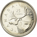 25 Cents 1999-2003, KM# 184b, Canada, Elizabeth II