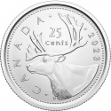25 Cents 2023-2024, KM# 3337, Canada, Charles III