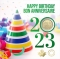 25 Cents 2023, Canada, Charles III, Birthday 5 coin gift card set