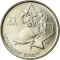 25 Cents 2008, KM# 841, Canada, Elizabeth II, Vancouver 2010 Winter Olympics, Bobsleigh