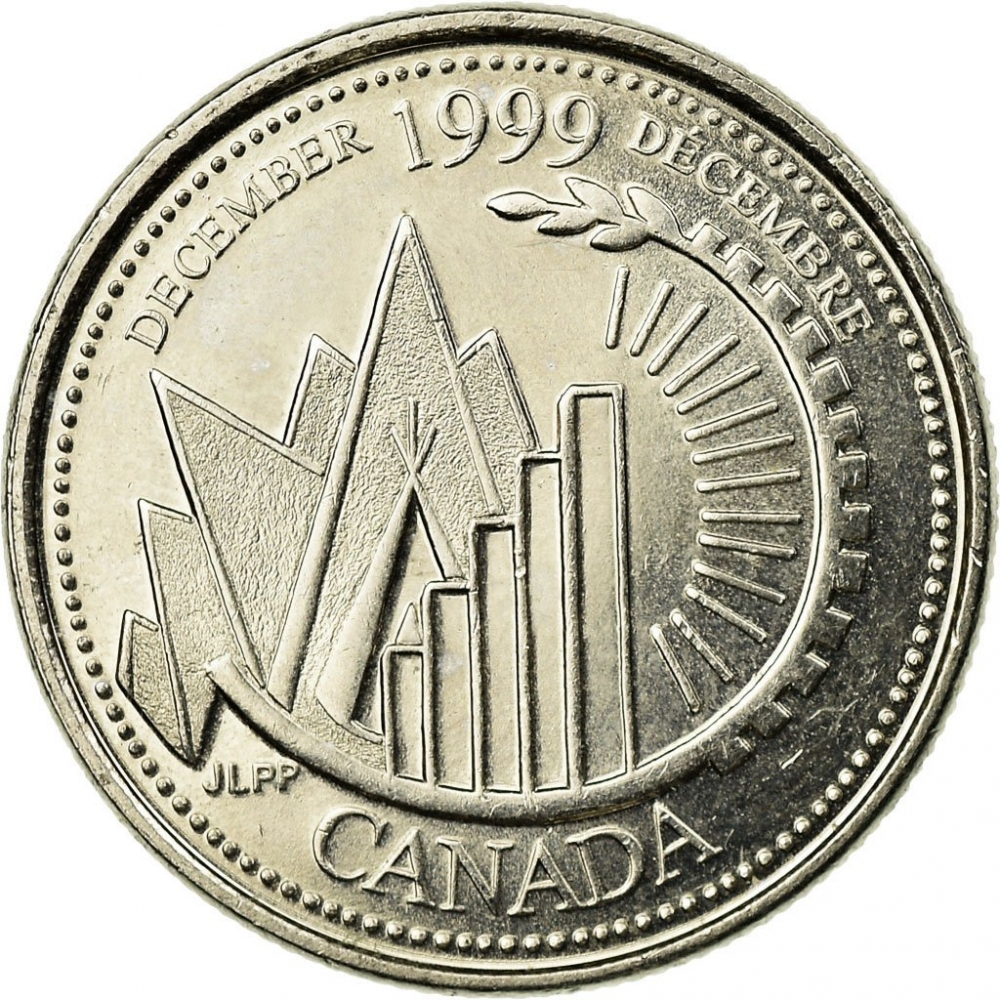 Details about   Canada 1999 June 25 Cent Mint Coin. 