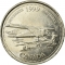 25 Cents 1999, KM# 352, Canada, Elizabeth II, Third Millennium, November, The Airplane Opens the North