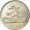 25 Cents 1992, KM# 223, Canada, Elizabeth II, 125th Anniversary of the Canadian Confederation, Ontario