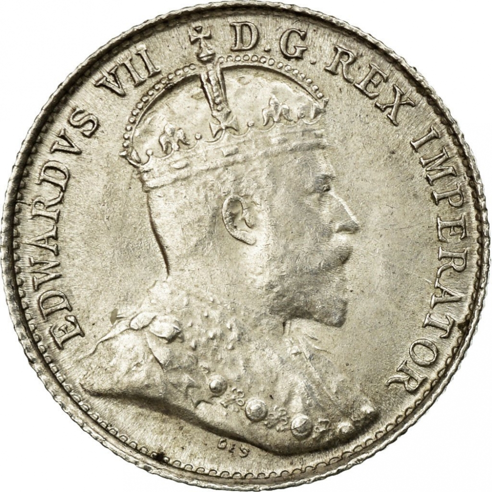 5 Cents 1903-1910, KM# 13, Canada, Edward VII