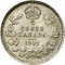 5 Cents 1903-1910, KM# 13, Canada, Edward VII, Round (Maple) Leaves