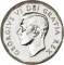5 Cents 1951-1952, KM# 42a, Canada, George VI