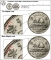 5 Cents 1953-1954, KM# 50, Canada, Elizabeth II, 1953 Varieties: Far and Near Maple Leaf