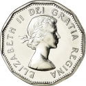 5 Cents 1955-1962, KM# 50a, Canada, Elizabeth II