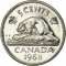 5 Cents 1965-1981, KM# 60, Canada, Elizabeth II