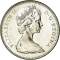 5 Cents 1967, KM# 66, Canada, Elizabeth II, 100th Anniversary of the Canadian Confederation