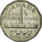 5 Cents 1951, KM# 48, Canada, George VI, 200th Anniversary of the Discovery of Nickel