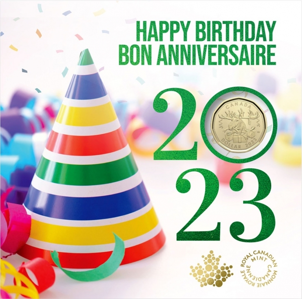 5 Cents 2023, Canada, Charles III, Birthday 5 coin gift card set