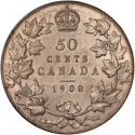50 Cents 1902-1910, KM# 12, Canada, Edward VII