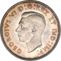 50 Cents 1937-1947, KM# 36, Canada, George VI