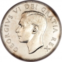 50 Cents 1948-1952, KM# 45, Canada, George VI