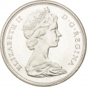 50 Cents 1967, KM# 69, Canada, Elizabeth II, 100th Anniversary of the Canadian Confederation