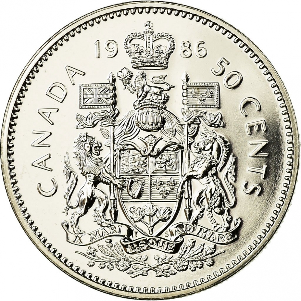 50 Cents 1968-1989, KM# 75, Canada, Elizabeth II