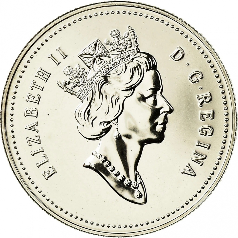 50 Cents 1990-1996, KM# 185, Canada, Elizabeth II