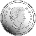 50 Cents 2017, KM# 2303a, Canada, Elizabeth II, 150th Anniversary of the Canadian Confederation, Canada 150 Logo
