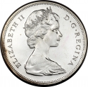 1 Dollar 1965-1966, KM# 64, Canada, Elizabeth II