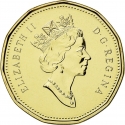 1 Dollar 1990-2003, KM# 186, Canada, Elizabeth II
