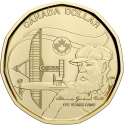1 Dollar 2022, Canada, Charles III, 175th Anniversary of Birth of Alexander Graham Bell