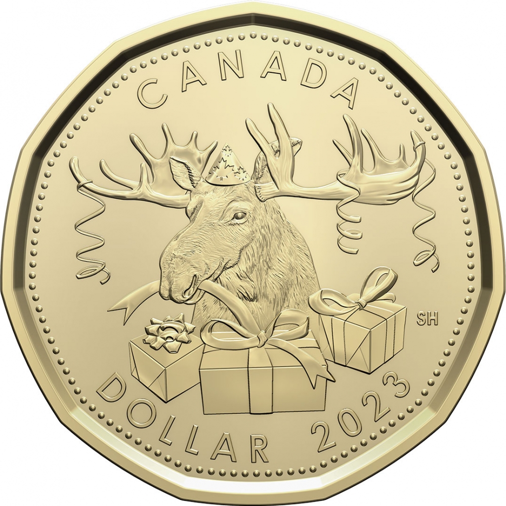 1 Dollar 2023, RCM# 205695, Canada, Charles III, Happy Birthday