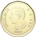 1 Dollar 2024, Canada, Charles III, 150th Anniversary of Birth of L. M. Montgomery