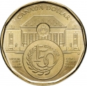 1 Dollar 2025, Canada, Charles III, 150th Anniversary of the Supreme Court of Canada