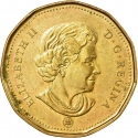 1 Dollar 2008, KM# 787, Canada, Elizabeth II, Lucky Loonie, Beijing 2008 Summer Olympics
