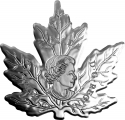 10 Dollars 2016, Canada, Elizabeth II, Maple Leaf Silhouette, Canada Geese