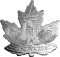 10 Dollars 2016, Canada, Elizabeth II, Maple Leaf Silhouette, Canada Geese