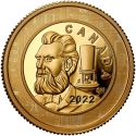 100 Dollars 2022, RCM# 202769, Canada, Elizabeth II, 175th Anniversary of Birth of Alexander Graham Bell