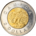 2 Dollars 1996-2003, KM# 270, Canada, Elizabeth II