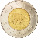 2 Dollars 2006-2012, KM# 837, Canada, Elizabeth II
