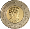 2 Dollars 2006, KM# 631, Canada, Elizabeth II, 10th Anniversary of the Toonie