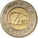2 Dollars 2006, KM# 631, Canada, Elizabeth II, 10th Anniversary of the Toonie