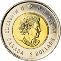 2 Dollars 2018, KM# 2580.1, Canada, Elizabeth II, 100th Anniversary of the Armistice of 11 November 1918